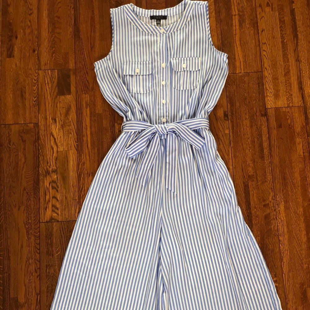 Belted Gaucho Romper